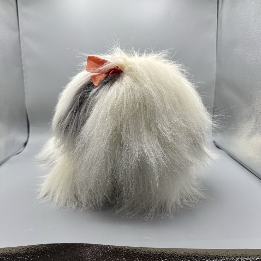 AMC Sheepdog Plush Fluffy 17" Vintage 1985 Korea Realistic Stuffed Animal